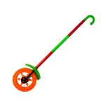 Plastic Single Wheel Push Run toy handle and two lights on wheel. push toy for Kids - Back View by Nari Haat, Indian ...
