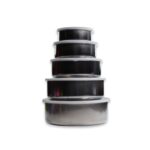 Stainless Steel Food Storage Airtight & Leak Proof Lunch Box - Full Detail by Nari Haat, Indian ethnic wear, women cl...