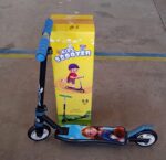 Foldable Kids Ride-On Scooter – 2-Wheel, Height Adjustable (4-8 yrs, Multicolor) - Neckline Detail by Nari Haat, In...