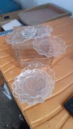 9 in 1 Plastic Bowl With Serving Tray / Plates Set - Full Detail by Nari Haat, Indian ethnic wear, women clothing, de...