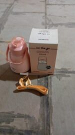 Stainless Steel Mug / Bottle Vacuum Insulated Cup Handle & Strap, Tumbler (1000 ML) - Fabric Detail by Nari Haat, Ind...