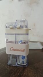 2in1 Dual Compartment Water Bottle with Straw and Adjustable Shoulder Straps (1 Pc / Multi color) - Fabric Detail by ...