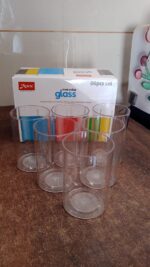Apex Everyday Plastic Glass Set – 6 Pieces Lightweight & Unbreakable - Full Detail by Nari Haat, Indian ethnic wear...