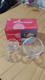 Glass Footed Dessert Bowl, Ice Cream Cup (2 Pcs Set) - Fabric Detail by Nari Haat, Indian ethnic wear, women clothing...