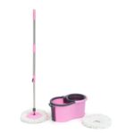 Quick Spin Mop Plastic spin, Bucket Floor Cleaning, Easy Wheels & Big Bucket, Floor Cleaning Mop with Bucket - Back V...