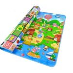 Waterproof Double Side Baby Play Floor Mat for Kids Home With Bag (Size 120 x 180cm) - Back View by Nari Haat, Indian...