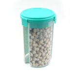 3 in 1 Transparent Air Tight Storage Dispenser Container (With Color Box) - Full Detail by Nari Haat, Indian ethnic w...