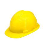 Yellow Plastic Hard Hat Construction Cap (1Pc Only) - Back View by Nari Haat, Indian ethnic wear, women clothing, des...