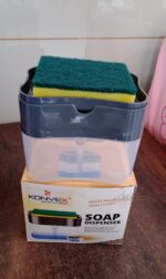 2 in 1 Soap Dispenser for Dishwasher Liquid Holder, Liquid Dispenser Through Pump (1 Pc) - Full Detail by Nari Haat, ...