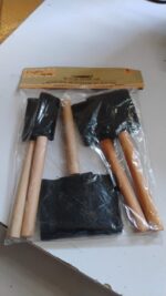 Multipurpose Sponge Brushes for Painting with Wooden Handles - Fabric Detail by Nari Haat, Indian ethnic wear, women ...