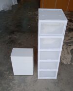 5-Layer Stackable Utility Cart – Foldable Storage Organizer for Clothes & Home (1 Pc) - Fabric Detail by Nari Haat,...