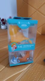 Glass Baby Feeding Bottle with Handles & Straw (300 ML / 1 Pc) - Fabric Detail by Nari Haat, Indian ethnic wear, wome...