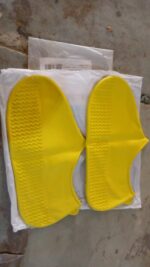 Non Slip Silicone Rain Reusable Waterproof Foldable Boot Shoe Cover XL 1 Pair Mix - Fabric Detail by Nari Haat, India...