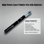 High-Power Laser Pointer Pen with 2 AA Batteries (1 Set) - Back View by Nari Haat, Indian ethnic wear, women clothing...