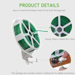 Plastic Twist Tie Wire Spool With Cutter For Garden Yard Plant 30m (Green) - Image 9