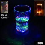 Plastic Fancy LED Light Glass 200 ML (1 Pc) - With Dupatta by Nari Haat, Indian ethnic wear, women clothing, designer...