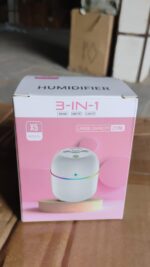 Portable Mini USB Humidifier with Light – Cool Mist & Essential Oil Diffuser (250ML) - Full Detail by Nari Haat, In...