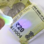 Mini LED Keychain UV Light with Blue Light (1 Pc) - Front View by Nari Haat, Indian ethnic wear, women clothing, desi...