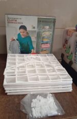 MULTIPURPOSE 5 LAYER FOLDING CLOTHES STORAGE RACKS - Fabric Detail by Nari Haat, Indian ethnic wear, women clothing, ...