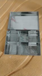 Multipurpose Stainless Steel Jewelry Storage Organizer Box 6 Compartments (1 Pc) - Full Detail by Nari Haat, Indian e...