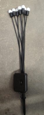 Solar LED Fiber Optic Garden Light - (1 Pc / Mix LED LIght) - Full Detail by Nari Haat, Indian ethnic wear, women clo...