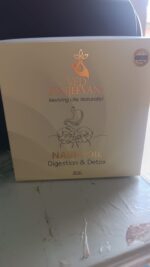 Ved Sanjeevani 30ML Ayurvedic Nabhi Oil for Digestion & Detox (30ML / 1 Pc) - Fabric Detail by Nari Haat, Indian ethn...