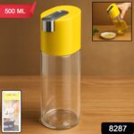 500 ml Automatic Oil Dispenser Bottle with One-Touch Controlled Pour Spout (1 Pc) - With Dupatta by Nari Haat, Indian...