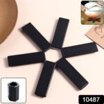 Folding Insulated Pad for Hot Pots - Foldable Trivet Mats (1 Pc) - With Dupatta by Nari Haat, Indian ethnic wear, wom...