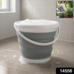 Collapsible Folding Bucket for Cleaning, Car Wash & Travel (1 Pc / 23x16 Cm) - With Dupatta by Nari Haat, Indian ethn...