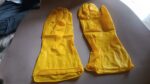 2 pair med yellow gloves For Cleaning - Full Detail by Nari Haat, Indian ethnic wear, women clothing, designer suit