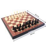 Premium Portable Chess Set Plastic Chess Pieces (1 Set) - Full Detail by Nari Haat, Indian ethnic wear, women clothin...