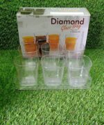 6pc Glasses With tray Plastic Glass Set - Full Detail by Nari Haat, Indian ethnic wear, women clothing, designer suit
