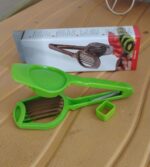 Multipurpose Slicer with Seven Blades Stainless Slicer for Strawberry Tomato Cutter - Fabric Detail by Nari Haat, Ind...