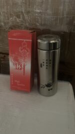 Mini Stainless Steel Water Bottle Bottle 380Ml For School  & Home Use - Neckline Detail by Nari Haat, Indian ethnic w...