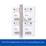 Oddy Self-Adhesive Label Sheets – A4 Full-Sheet Labels (100 Sheet) - Back View by Nari Haat, Indian ethnic wear, wo...