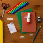 Premium All Purpose Adhesive White Labels (128 Labels) - Back View by Nari Haat, Indian ethnic wear, women clothing, ...