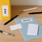 Premium All Purpose Adhesive White Labels (128 Labels) - Neckline Detail by Nari Haat, Indian ethnic wear, women clot...