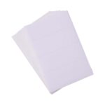 Premium All Purpose Adhesive White Labels (128 Labels) - Sleeve Design by Nari Haat, Indian ethnic wear, women clothi...