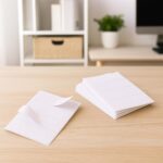 Premium All Purpose Adhesive White Labels (128 Labels) - Closeup Embroidery by Nari Haat, Indian ethnic wear, women c...