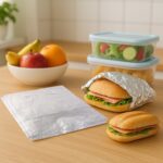 Aluminium Foil Cut Sheets 220×250 mm – 50 Sheets - Back View by Nari Haat, Indian ethnic wear, women clothing, des...