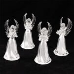 Battery Operated LED Angel Decorative Lights (4 Pc / Set) - Sleeve Design by Nari Haat, Indian ethnic wear, women clo...