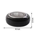 Round Smokeless Ashtray with Lid (1 Pc) - Closeup Embroidery by Nari Haat, Indian ethnic wear, women clothing, design...