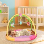 Multipurpose Baby Play Gym and Sleeping Mat (Mix Design / 1 Pc) - Full Detail by Nari Haat, Indian ethnic wear, women...