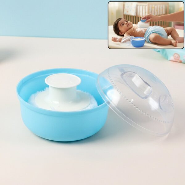 Baby Powder Puff Storage Box Set - Front View by Nari Haat, Indian ethnic wear, women clothing, designer suit