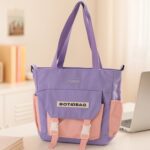 Trendy Multi-Pocket Shoulder Tote Sling Bag (1 Pc) - Fabric Detail by Nari Haat, Indian ethnic wear, women clothing, ...