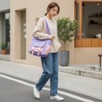 Trendy Multi-Pocket Shoulder Tote Sling Bag (1 Pc) - Full Detail by Nari Haat, Indian ethnic wear, women clothing, de...