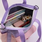 Trendy Multi-Pocket Shoulder Tote Sling Bag (1 Pc) - Back View by Nari Haat, Indian ethnic wear, women clothing, desi...