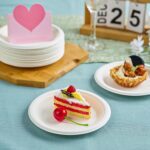 Freshee 6 Inch Round Compostable Bagasse Plate (10 Pcs Pack) - Fabric Detail by Nari Haat, Indian ethnic wear, women ...