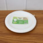 Freshee 6 Inch Round Compostable Bagasse Plate (10 Pcs Pack) - Full Detail by Nari Haat, Indian ethnic wear, women cl...