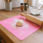 Non-Stick Dough Rolling & Baking Mat - (1 Pc / 29x26 Cm) - Fabric Detail by Nari Haat, Indian ethnic wear, women clot...